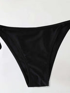 Bikini Triangle String Noir Brésilien – Sexy Plage XS à L TechVisio