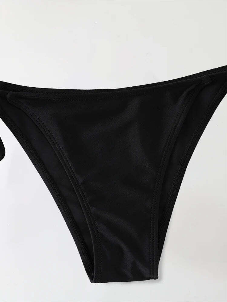 Bikini Triangle String Noir Brésilien – Sexy Plage XS à L TechVisio