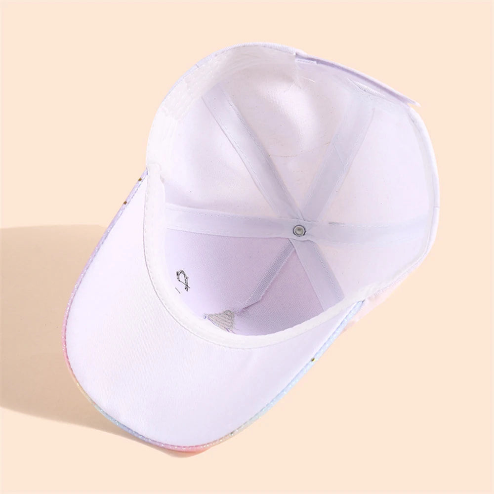 Cartoon Cute Baseball Cap For Girls Baby Sun Hats Casual Hip Hop Snapback Caps Unicorn Sport Travel Hiking Hat For Kids TechVisio