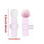Micro Lavalier Sans Fil Basix — Anti-bruit iPhone USB-C Android TechVisio