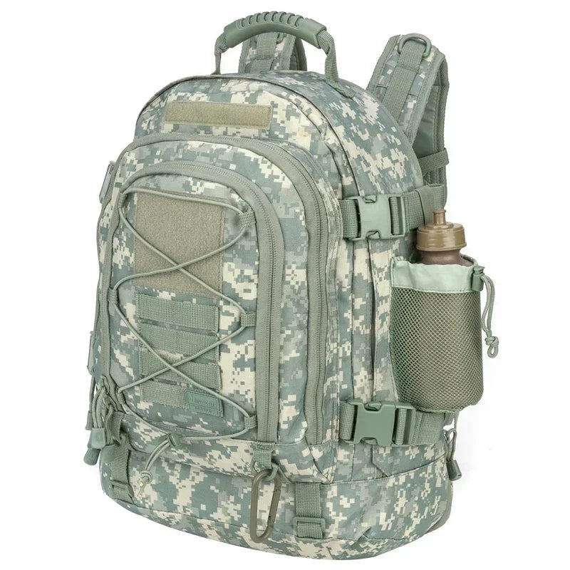 60L Military Tactical Backpack Army Molle Assault Rucksack Outdoor Travel Hiking Rucksacks Camping Hunting mochila hombre TechVisio