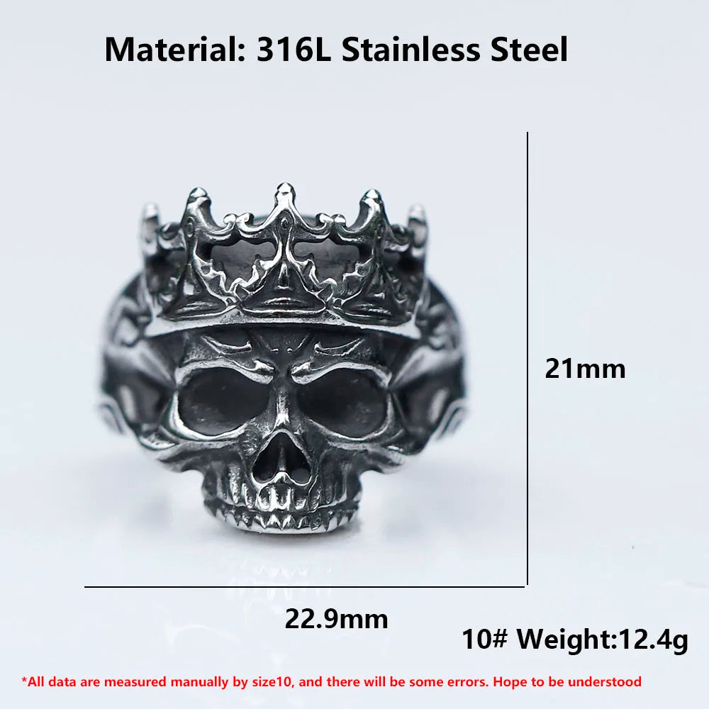 Bague Skull Vintage TechVisio