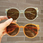 Girls Boys Cute Animal Cartoon Ears Sunglasses Outdoor Sun Protection Children Lovely Vintage Sunglasses Protection Classic Kids TechVisio