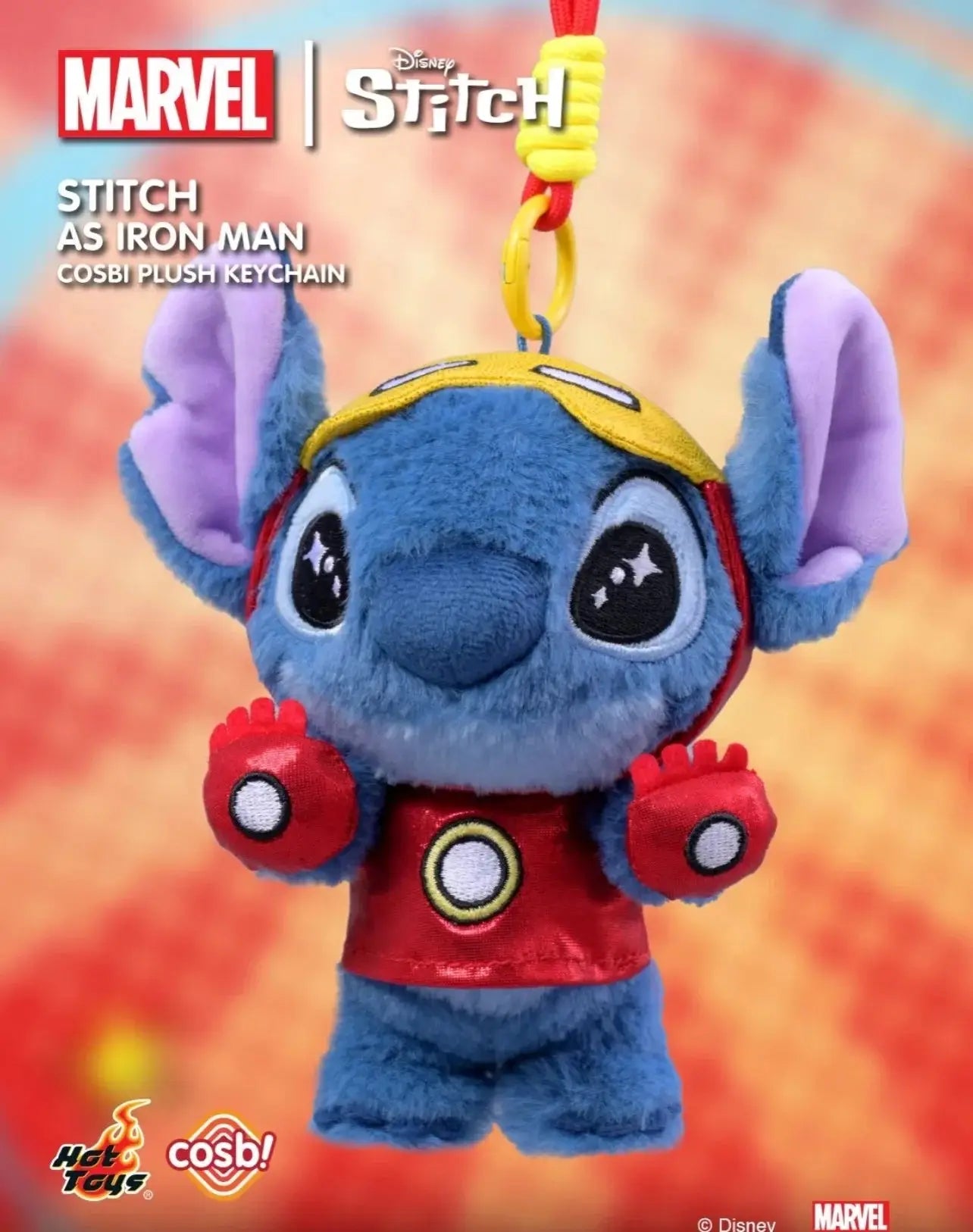 Stitch x Marvel  Figurine Peluche Hot Toys
