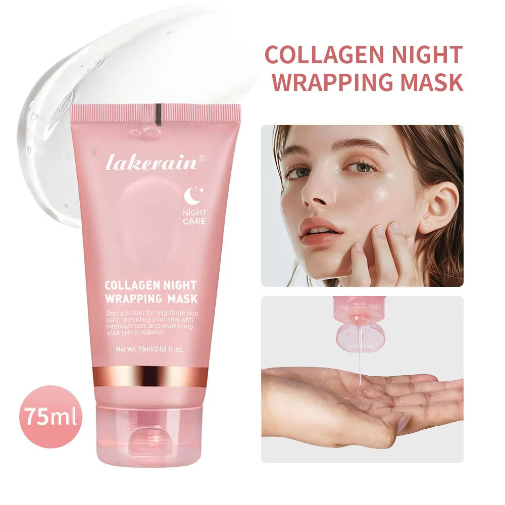 Korean Deep Collagen Mask Peel Off Mask Face Anti Wrinkle Lifting  Skin Care Masks Bio Pack Night Wrapping Woman Overnight Skin TechVisio