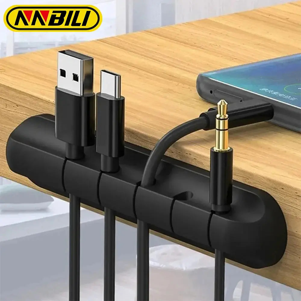 Organisateur de Câbles Silicone NNBILI – 3, 5 ou 7 Emplacements TechVisio