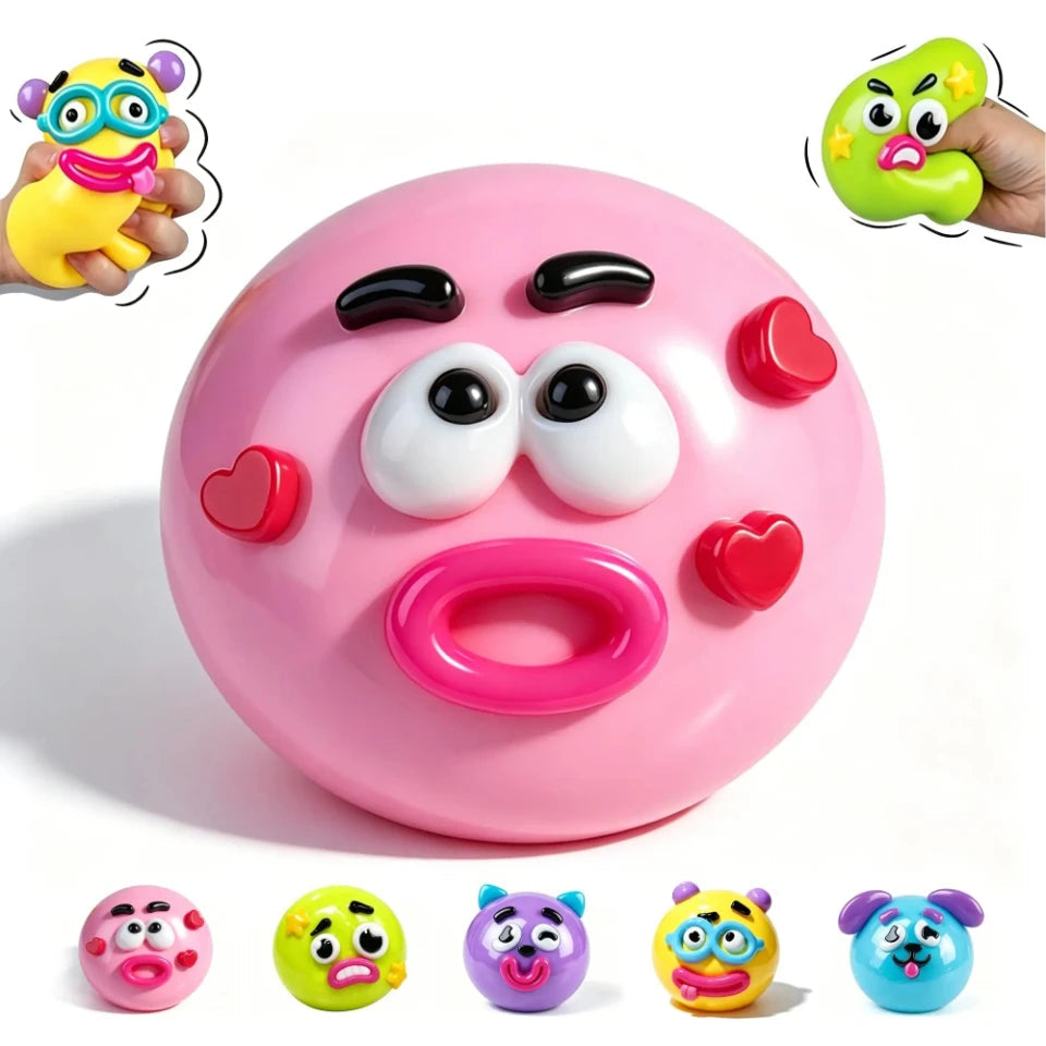 Smushers Squishy DIY Curiosities Dog Face Swap Soft Moldable Slow Rise Squeeze Toy Blind Box Relaxing Sensory Gift TechVisio
