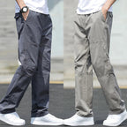 Men's Pants New Cargo Pants Outdoor Casual Pants Cotton Comfortable Thin Style Sweatpants Multi-Pocket Work Pants TechVisio