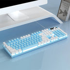 YINDIAO K500 Wired  Keyboard Gaming  Laptop Desktops PC Computer Office Accessories Low Profile Gamer Keyboards With Numpad TechVisio