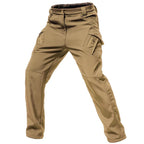 Men's Fleece Lined Winter Warm Tactical Pants Waterproof Hiking Casual Thermal Work Cargo Pants Insulated Skiing Outdoor Sports TechVisio