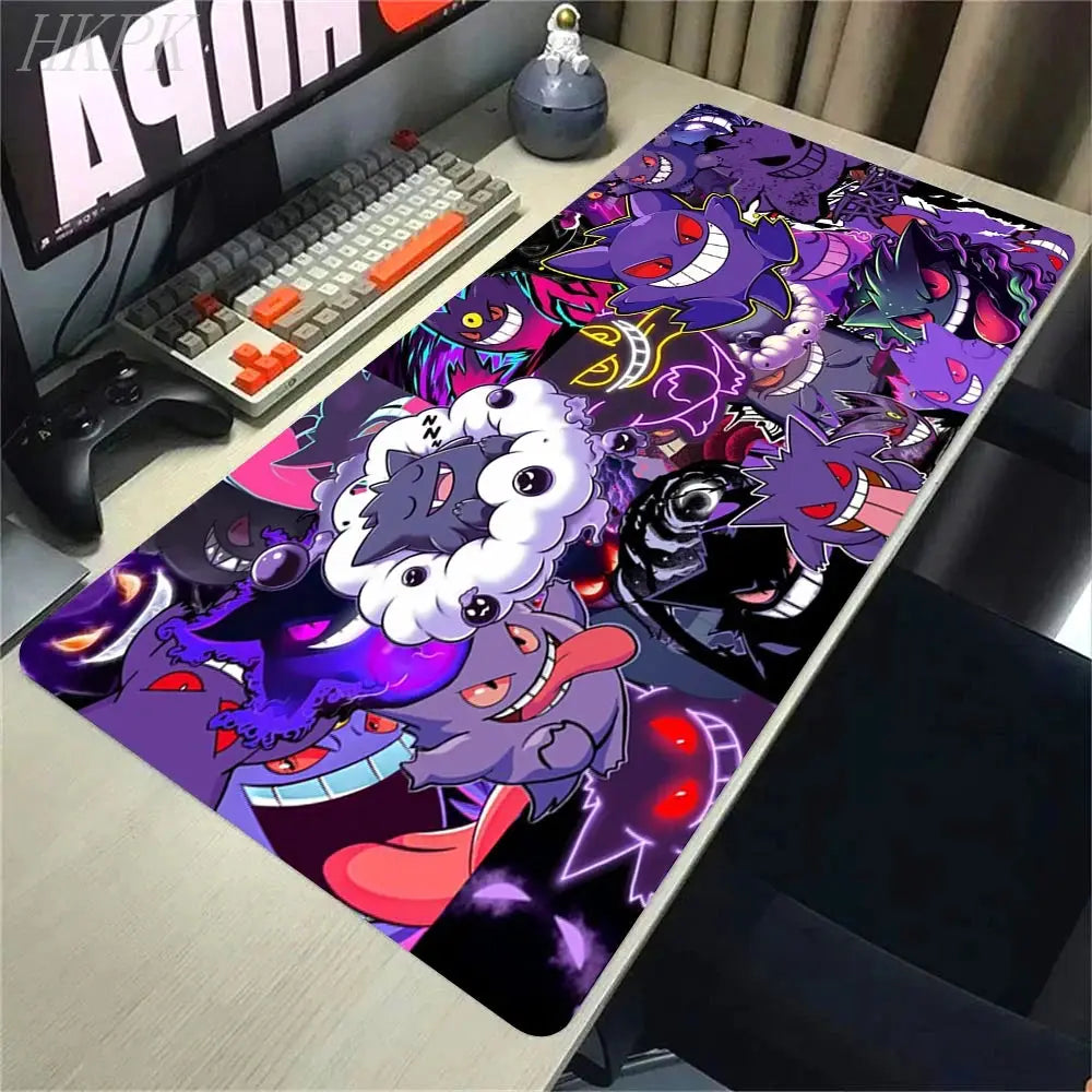 Tapis Souris Gaming Pokémon Gengar – XXL | Antidérapant | Bords Cousus TechVisio