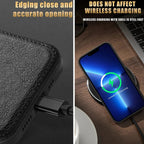 High Quality PU Leather Case for Apple iPhone 17 Pro Max 11 12 13 14 15 16 Plus Logo View Luxury Business Mobile Phone Cover TechVisio