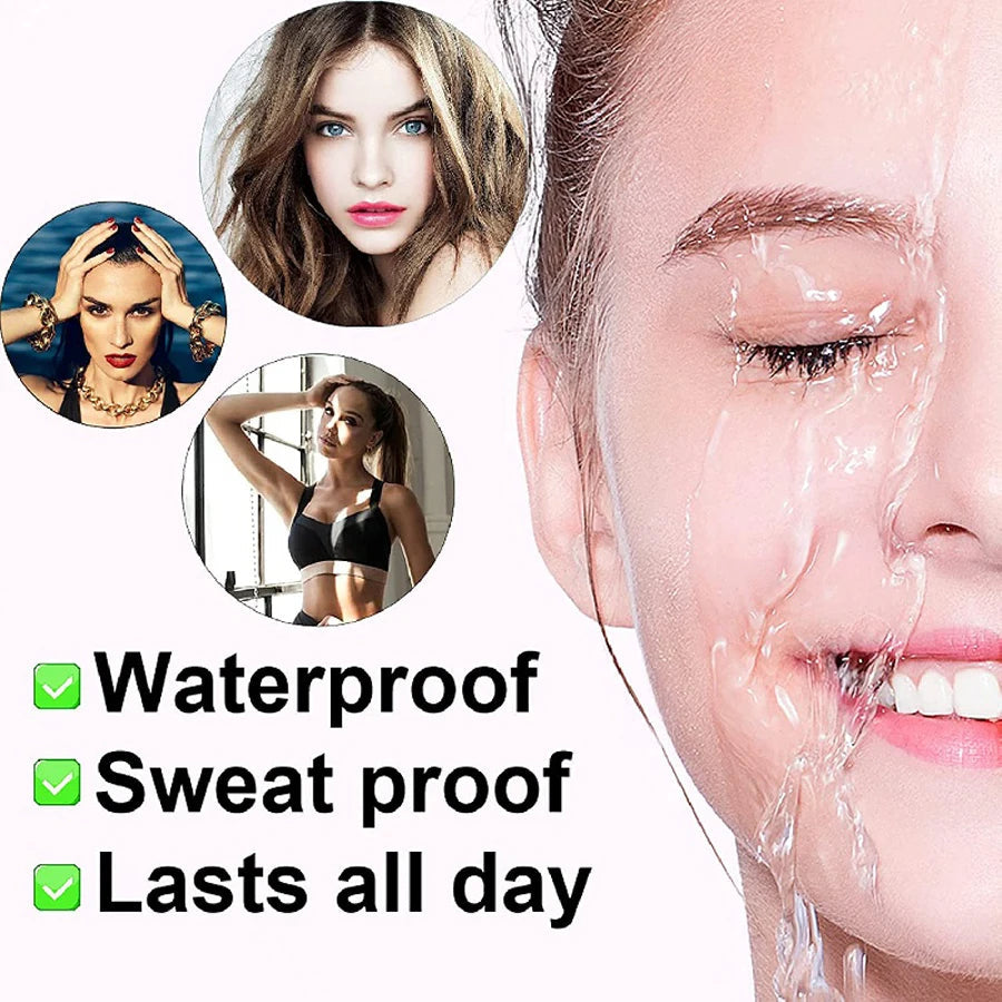 Waterproof Eyebrow Pen, Microblading Eyebrow Pencil With 4 Split Head, Natural Looking Brows Makeup ( 5 Colors) TechVisio