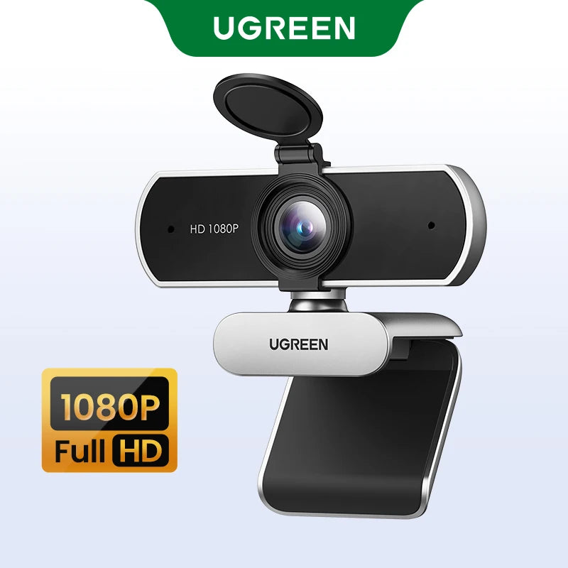 UGREEN 4K FHD 1080P Webcam 8MP for PC, PDAF Auto Focus, Dual AI Noise-Cancelling Mics, Web cam Camera for Zoom/Teams/Google Meet TechVisio