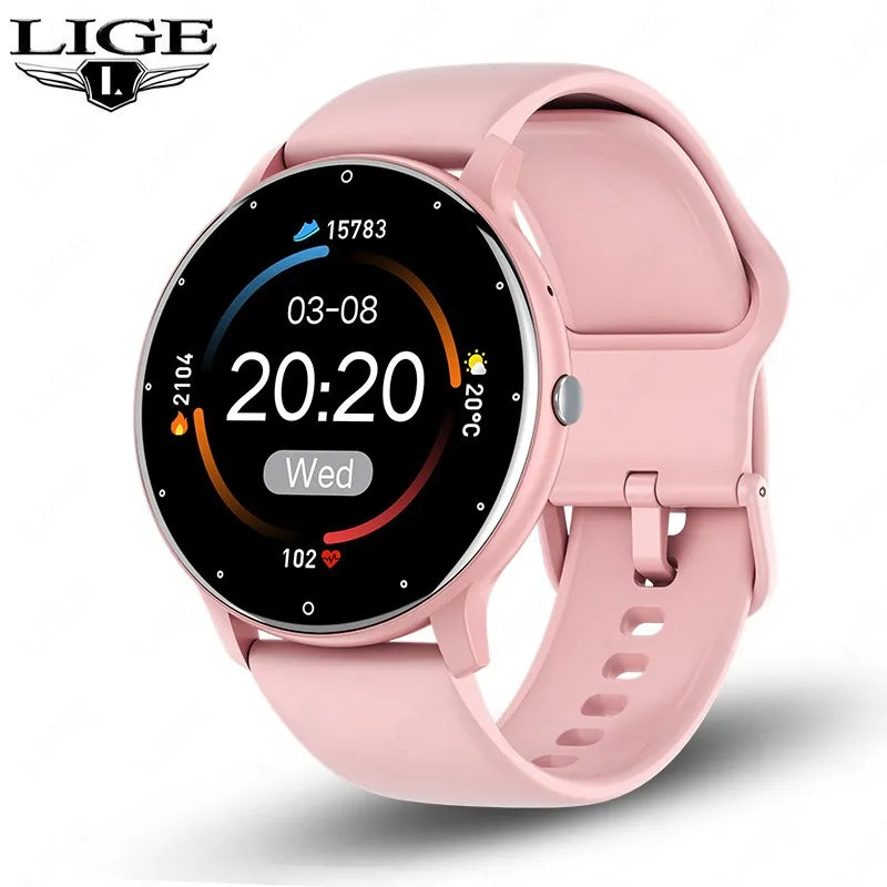 Montre Connectée Sport & Santé – Écran Tactile, FC, SpO2, Bluetooth 5.0