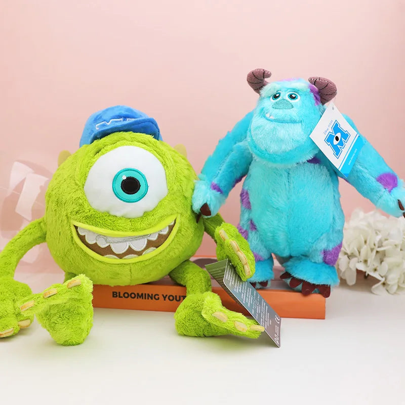 Fluffy Kawaii Sulley Mike Wazowsky Monsters University Stuffed Plush Animals Toy Sets Cute Pixar Doll For Boy Girl Birthday Gift TechVisio