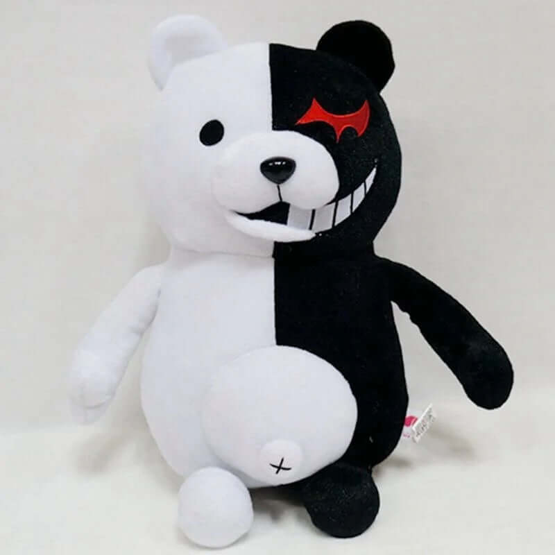 25cm Anime Dangan Ronpa Super Danganronpa 2 Monokuma Black&White Bear Plush Toy Bear Soft Stuffed Animal Dolls Toys TechVisio