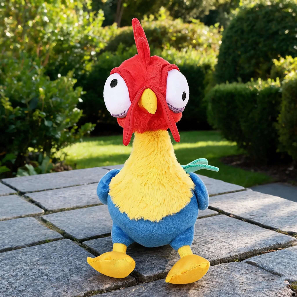 Peluche Heihei le Coq Vaiana 28cm – Doudou Film Cadeau Enfant TechVisio
