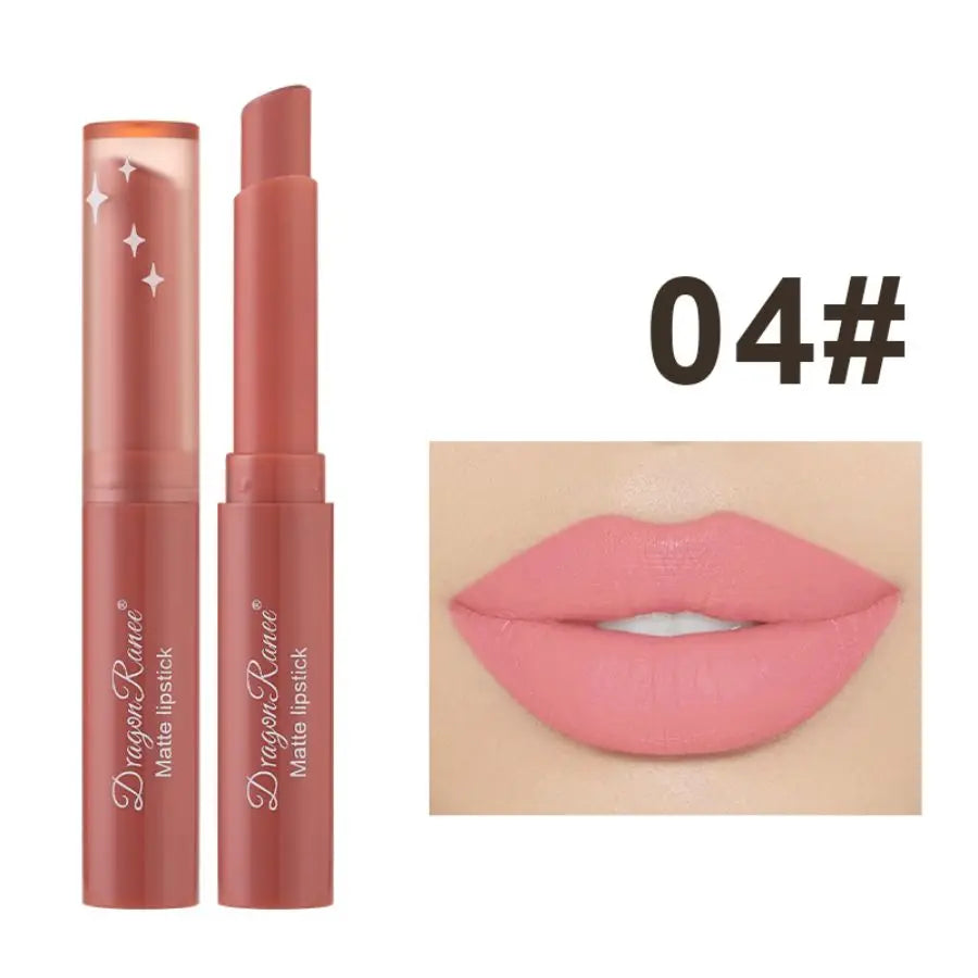Rouge à Lèvres Mat Velours Waterproof – 12 Teintes TechVisio