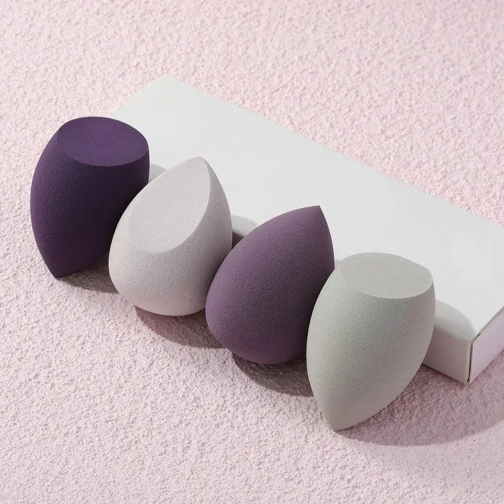 Lot 4 Éponges Maquillage Beauty Blender – 5 Couleurs