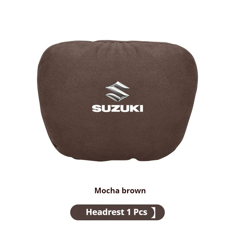 Coussin Appuie-Tête & Lombaire Voiture – Suzuki | 10 Coloris