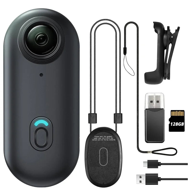 Kaysunlink H88 Mini Bodycam – 4K/1080p, WLAN, Magnetclip, Kopfhörer & Motorrad