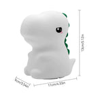 Veilleuse Dinosaure – Lumière Colorée ou Chaude, Minuterie & Rechargeable TechVisio