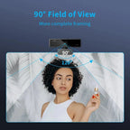 Webcam NUROUM V11 – 1080p 60fps / 2K 1440p, Double Micro, USB, PC & Mac TechVisio