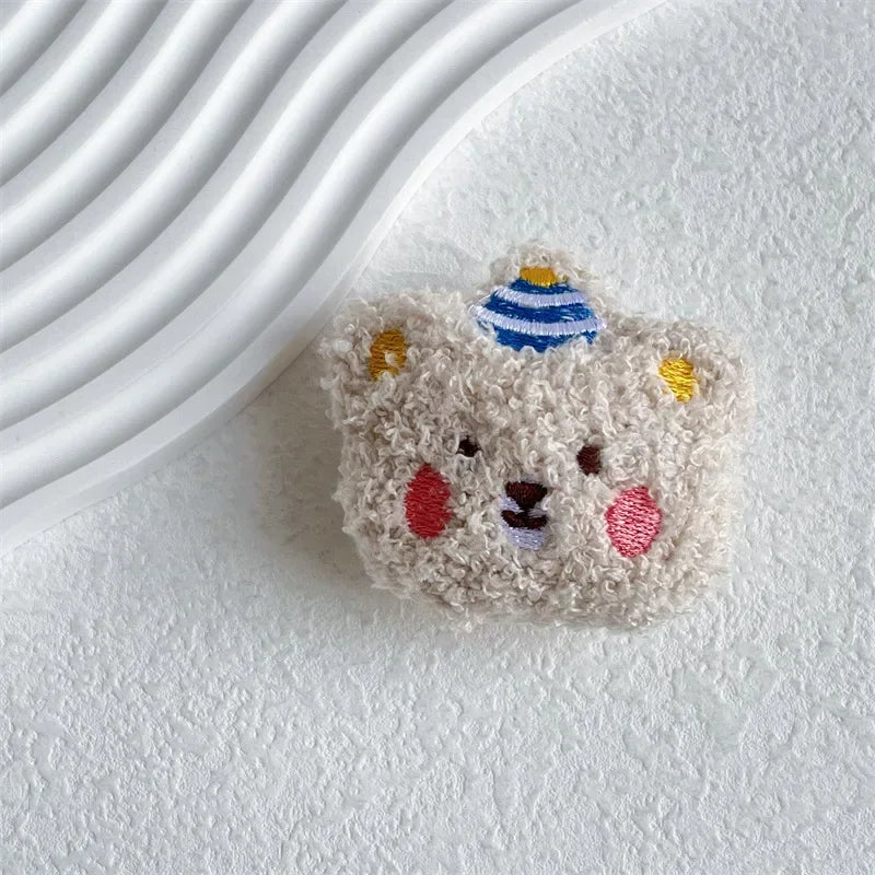 Support Grip Peluche Kawaii – Anneau Pliable | iPhone Samsung | 14 Coloris