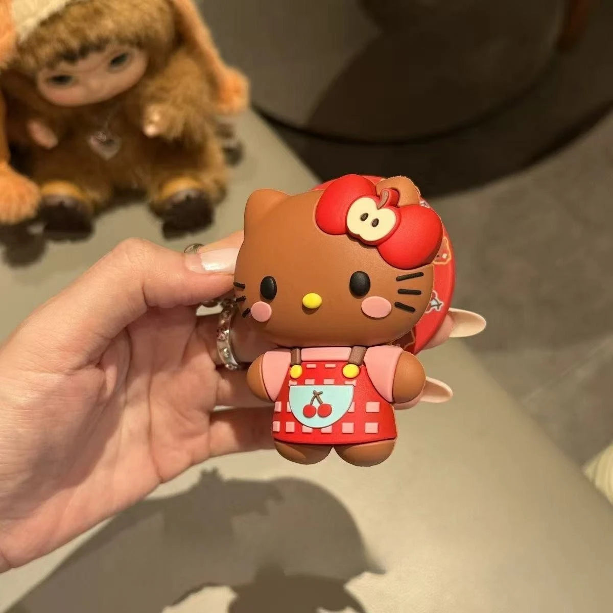 Support Téléphone Magnétique MagSafe Kawaii 3D – Silicone Pliable