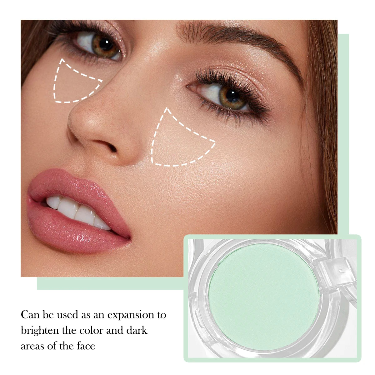 Daily single-color blush - Blush with a subtle wine-like sheen, fine glittering, natural color palette, pure makeup allure TechVisio