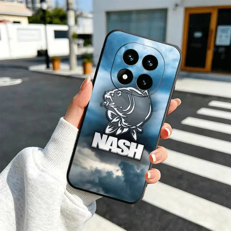 Coque Xiaomi Redmi Note Pêche Nash Fishing – Silicone TPU Souple, Redmi Note 10 à 15 Pro TechVisio