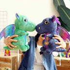23CM Little Flying Dragon Doll Dinosaur Stuffed Soft Animal Plush Toy Tyrannosaurus Rex Doll Children's Birthday Gifts Wholesale TechVisio