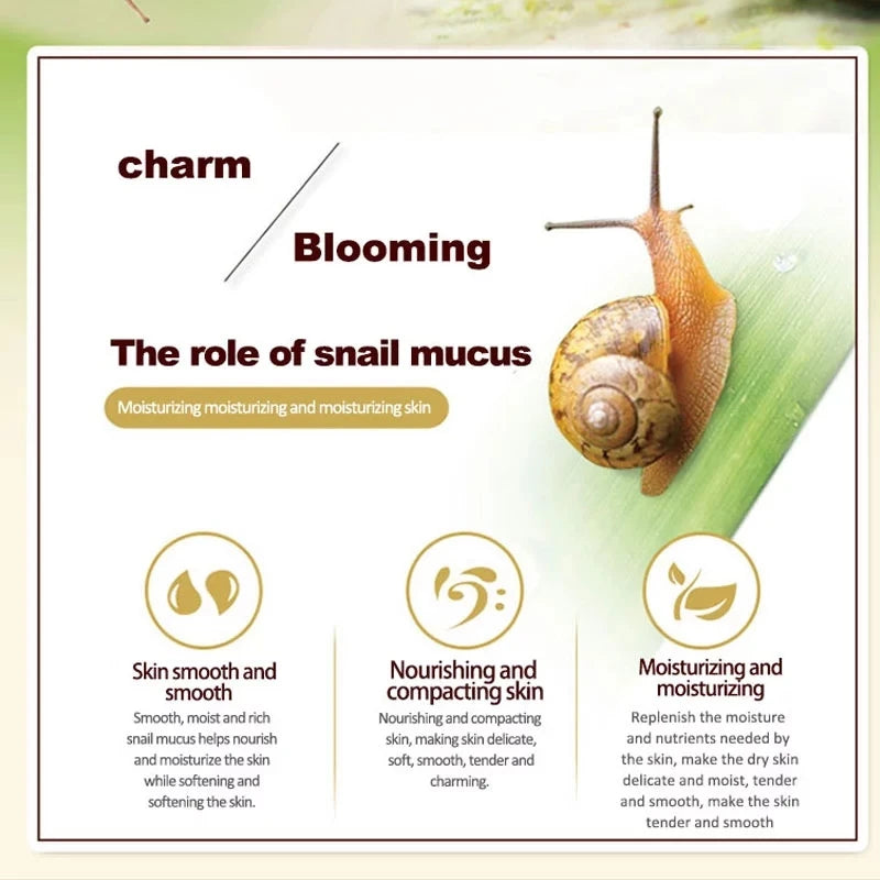 Skincare Snail Cream Collagen Cream Anti Aging Whiten Skin Face Cream Fade Dark Eye Circles Remove Eye Bags Eye Serum TechVisio