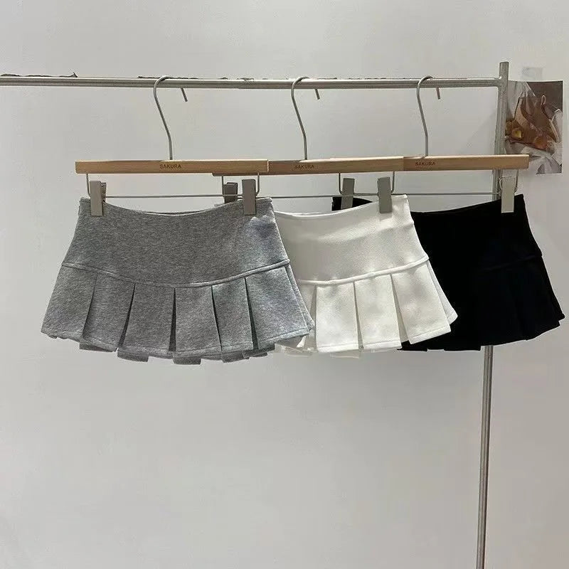Sexy Mini Skirt Women New Summer Black Fashion Zipper Partywear Casual Slim Pleated Skirt Elegant Versatile Sexy Female Skirt TechVisio