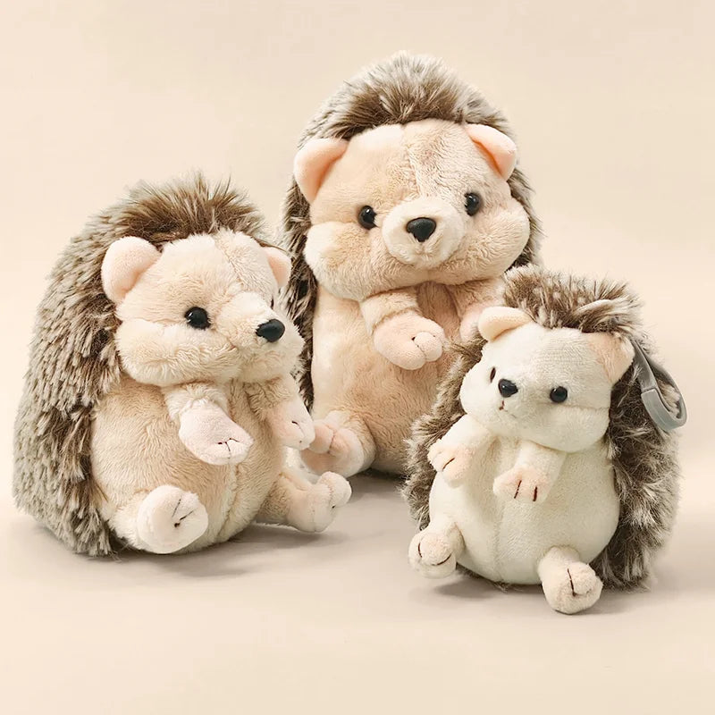 Adorable Hedgehog Plush Toy Stuffed Animal Sleeping Companion Doll for Room Decor Cute Birthday Gift TechVisio