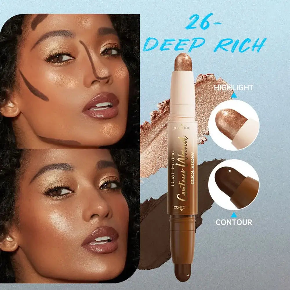 Stick Highlighter & Contouring 2-en-1 – 6 Teintes