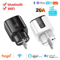 Prise Connectée Tuya 20A WiFi+BT – 20A | Suivi Conso | Alexa Google Home TechVisio