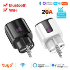 Prise Connectée Tuya 20A WiFi+BT – 20A | Suivi Conso | Alexa Google Home TechVisio