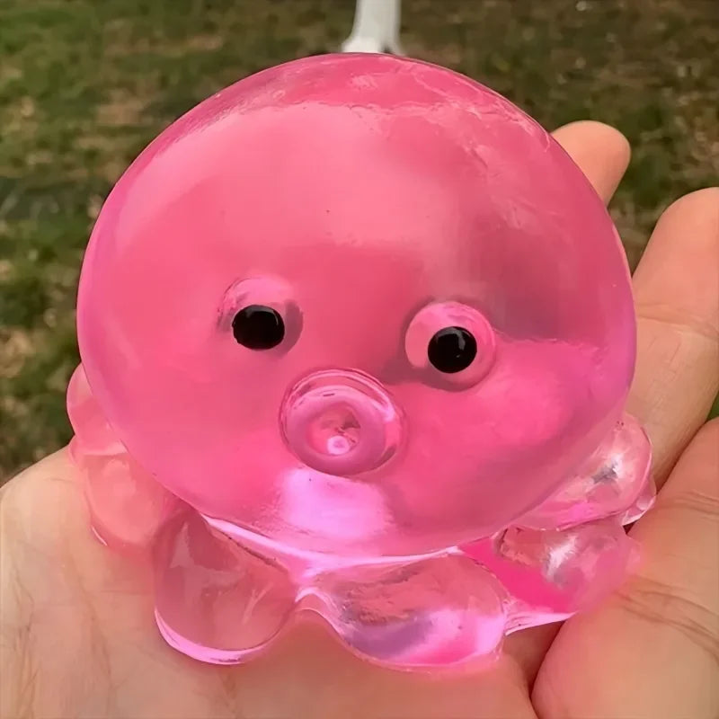 Squishy Oktopus Antistress Ozean – Dehnbares Squeeze-Spielzeug, langsames Aufgehen, Dekompressionsgeschenk