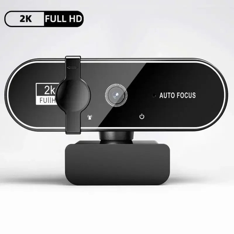 4K Webcam Video Camera 2K Autofocus Streaming Web Cam With Microphone Full HD 1080P Webcams for PC/Computer/Laptop TechVisio