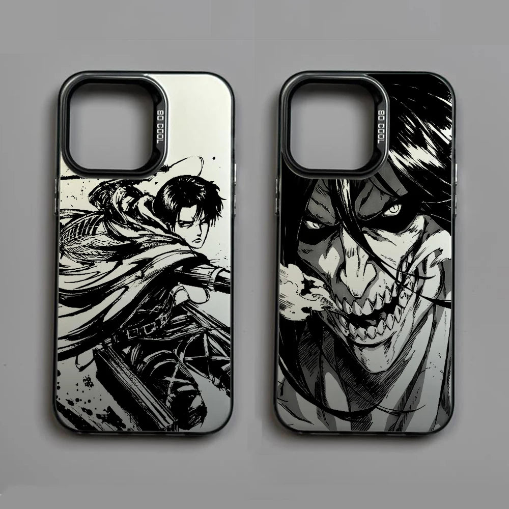 Coque iPhone Anime Attack on Titan – Mat Anti-Choc