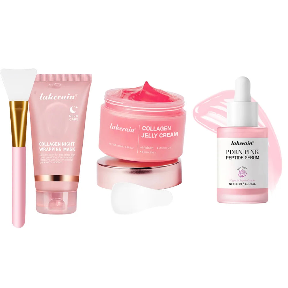 Korean Deep Collagen Mask Peel Off Mask Face Anti Wrinkle Lifting  Skin Care Masks Bio Pack Night Wrapping Woman Overnight Skin TechVisio