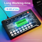 Carte Son F998 – Mixeur Bluetooth | 16 Effets | Changeur de Voix TechVisio