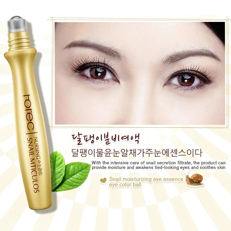 Skincare Snail Cream Collagen Cream Anti Aging Whiten Skin Face Cream Fade Dark Eye Circles Remove Eye Bags Eye Serum TechVisio