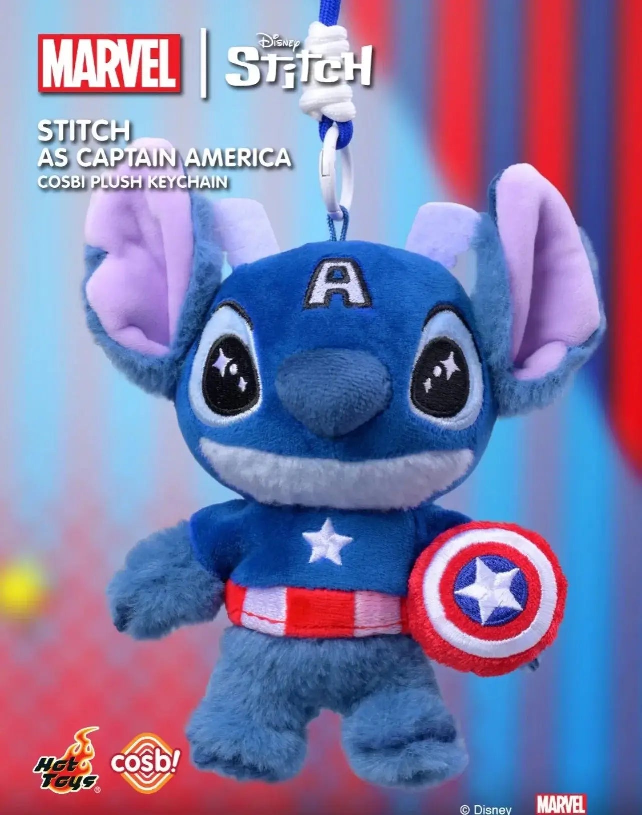 Stitch x Marvel  Figurine Peluche Hot Toys