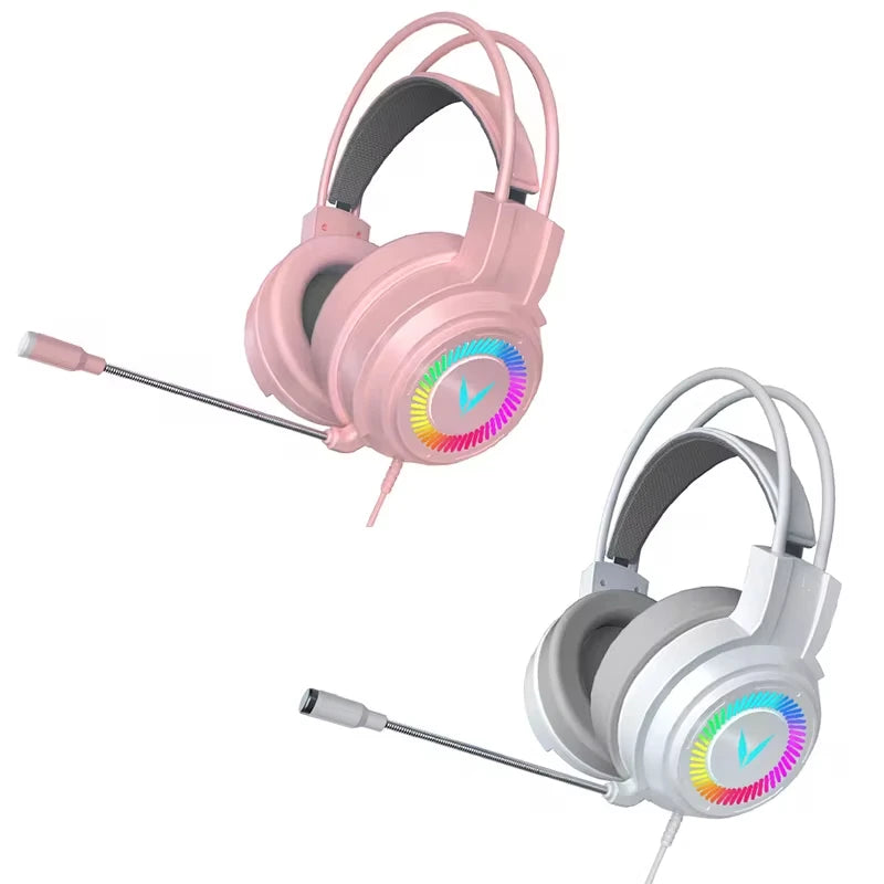 LEEDOAR G60 – Casque Gaming Surround 7.1 Micro 360° LED