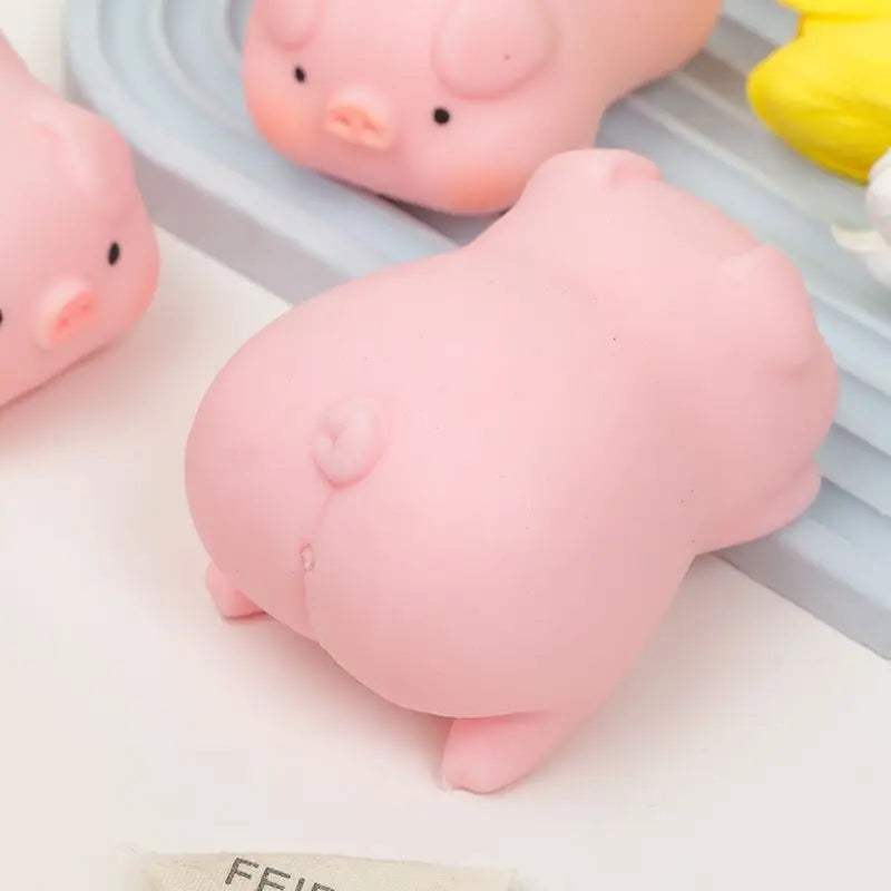 Squishy Cochon Rose Kawaii Mochi Anti-Stress TechVisio