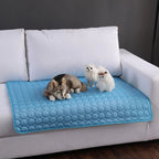 Extra Large Size Summer Pet Cooling Mat, Durable Ice Pad & Breathable Cool Bed, Comfortable Cool Blanket for Small Large Dogs Cats, Practical Pet Supplies for Home Sofa TechVisio