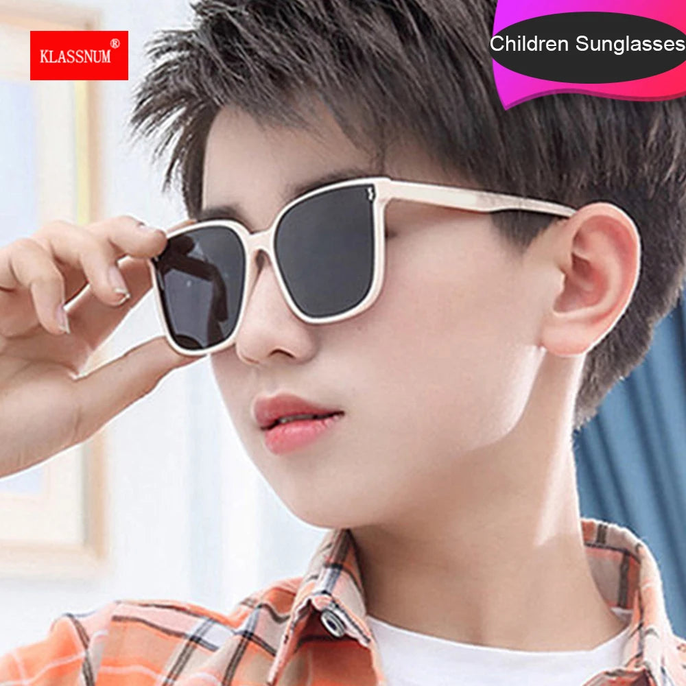 Boys Sunglasses Children Oversize Sunglasses Girls Sun Glasses Vintage Baby Round Eyeglasses Black Oculos Eyewear UV400 2026 New TechVisio